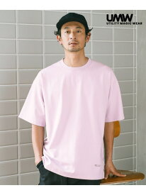 [夏に嬉しい!]UMWポンチTシャツ【接触冷感】 BAYFLOW ベイフロー トップス カットソー・Tシャツ ピンク ホワイト ブラック【送料無料】[Rakuten Fashion]