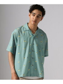 【SALE／40%OFF】【マシュー・ウィグルスワース】オープンカラーシャツ BAYFLOW ベイフロー トップス シャツ・ブラウス ブラック ブルー【RBA_E】【送料無料】[Rakuten Fashion]