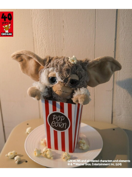 楽天市場】別注【GREMLINS】40周年ギズモぬいぐるみ25cm BAYFLOW 