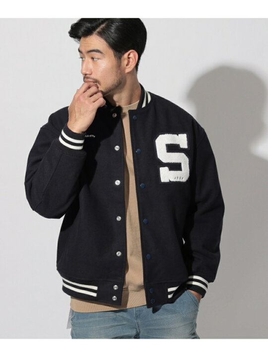 楽天市場】【SALE／20%OFF】(M)スクーカム メルトンジャケット BAYFLOW 