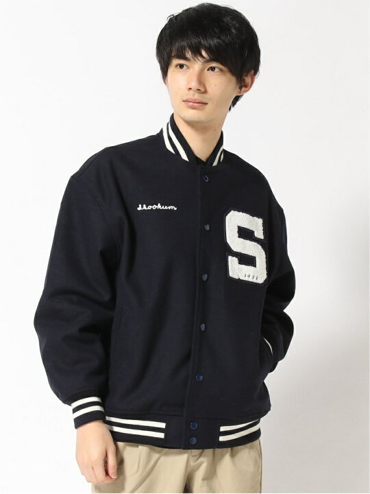 楽天市場】【SALE／20%OFF】(M)スクーカム メルトンジャケット BAYFLOW 