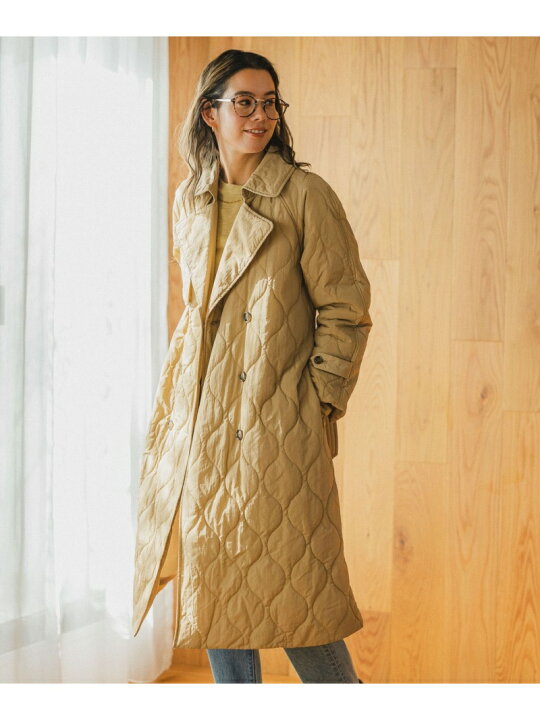 楽天市場】【SALE／50%OFF】(W)キルティングトレンチコート BAYFLOW 