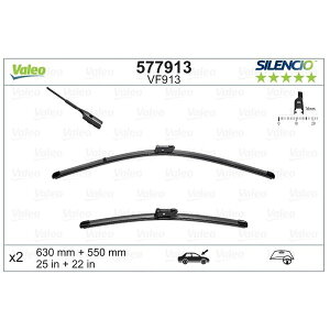 VW eBOA tgCp[u[h EZbg Enhp 5NC998002 VALEO 630mm/550mm 16mm