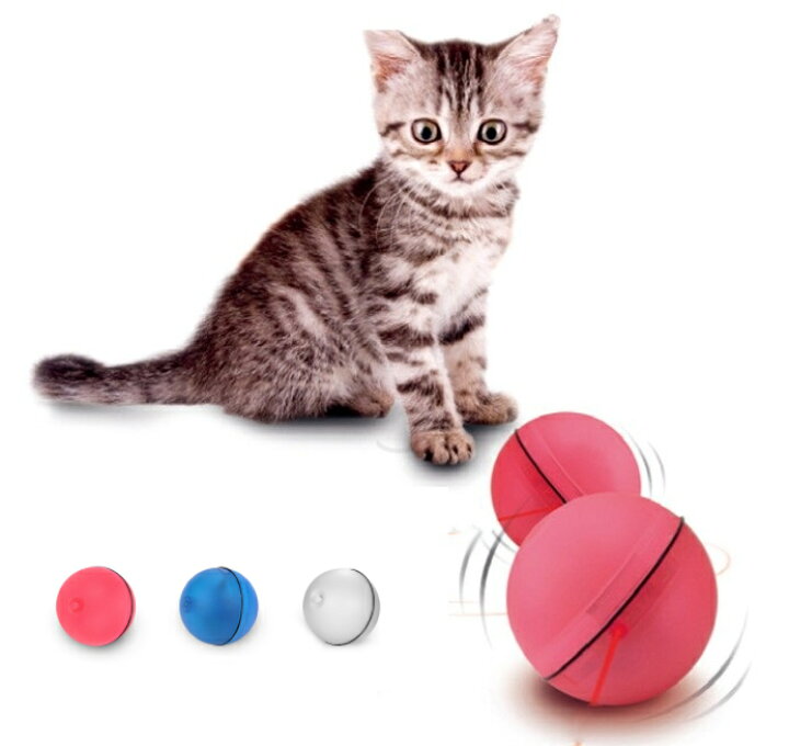 楽天市場 猫 ボール 電動 自動 電池式 回転 おもちゃ 猫じゃらし ねこ ペット Cats Toy 子猫 夢中 Bayt