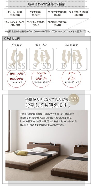 楽天市場】【組立設置サービス】将来分割して使える・大型モダンフロア 
