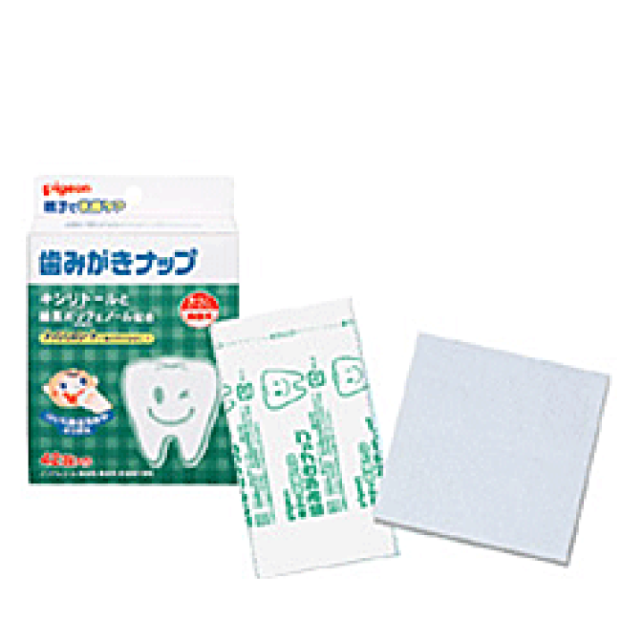 Amazon.co.jp: ピジョン 親子で乳歯ケア 歯みがきナップ 42包入