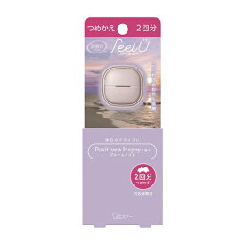 【3個セット】 エステー 消臭力 クルマ用 フィールユー クリップタイプ ブルームミスト つめかえ(2回分)×3個セット【正規品】