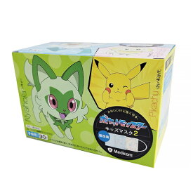 【10個セット】 メディコム ポケットモンスター キッズマスク2 サージカルマスク(30枚入)×10個セット 【正規品】