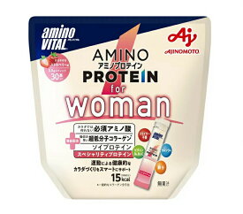 味の素 アミノバイタル アミノプロテイン for Woman ストロベリー味(3.8g*30本入)【正規品】 ※軽減税率対象品