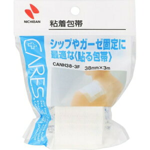 【30個セット】ニチバン ケアーズ 粘着包帯 CANH38-3F×30個セット【nc】 【正規品】