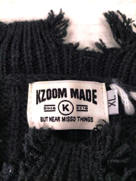 楽天市場】USED古着(ユーズドフルギ) KZOOM MADE ダメージニット 韓国 
