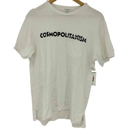 【中古】エンジニアードガーメンツ Engineered Garments Printed Cross Crew Neck T-shirt - Cosmopolitanism メンズ JPN：S