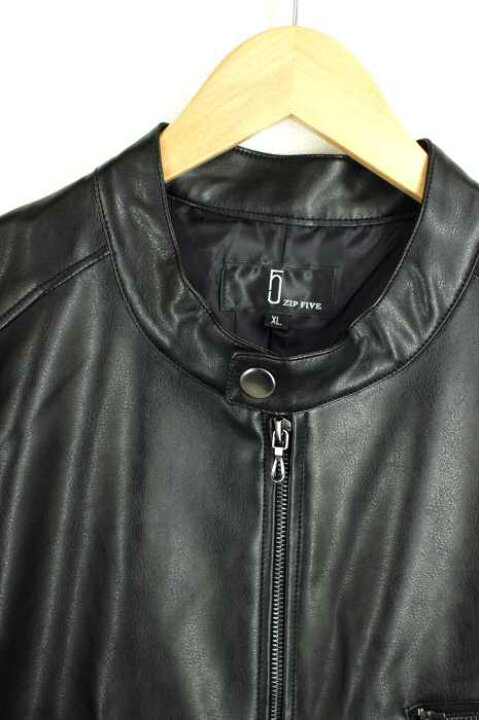 楽天市場】ジップファイブ ZIP FIVE レザージャケット メンズ - 黒系 JPN:XL フェイクレザーシングルライダースジャケット 【中古】【ブランド古着バズストア】【210219】 : BAZZSTORE ブランド古着バズストア 楽天市場】ジップファイブ ZIP FIVE レザージャケット メンズ - 黒系 JPN:XL フェイクレザーシングルライダースジャケット 【中古】【ブランド古着バズストア】【210219】 : BAZZSTORE ブランド古着バズストア