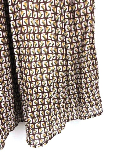 楽天市場 W Closet ダブルクローゼット ワンピース レディース 茶系 緑系 Jpn M 日本サイズ M 相当 総柄シアーボウタイ ワンピース 中古 ブランド古着バズストアbazzstore Bazzstore ブランド古着バズストア