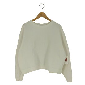 【中古】ザラ ZARA WOMAN クルーネック クロップドスウェット レディース import：L