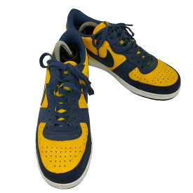 【中古】ナイキ NIKE TERMINATOR LOW OG UNIVERSITY GOLD NAVY-WHITE Michigan メンズ JPN：27