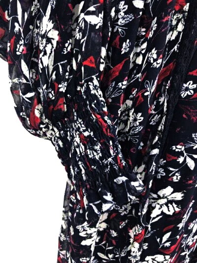 楽天市場 Zara ザラ ワンピース レディース 黒系 赤系 Jpn M 日本サイズ M 相当 花柄ロングワンピース 中古 ブランド古着バズストアbazzstore Bazzstore ブランド古着バズストア