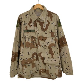 【中古】ユーエスアーミー US ARMY AMERICAN APPAREL社製 デザートカモ BDU ジャケット メンズ M-LONG