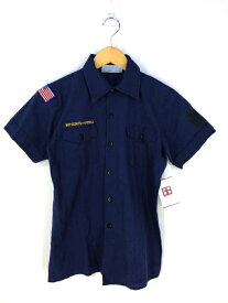 【中古】ユーズドフルギ USED古着 BOY SCOUTS OF AMERICA ボーイスカウトシャツ レディース LARGE