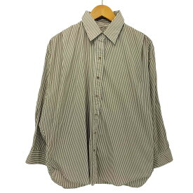 【中古】ラウンジドレス Loungedress ストライプBIGシャツ レディース FREE