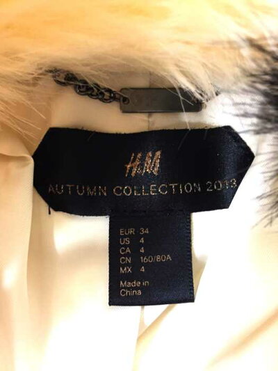 楽天市場 エイチアンドエム H M コート レディース 黒系 白系 Us