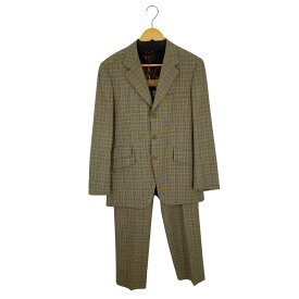 【中古】ポールスミスコレクション Paul Smith COLLECTION ウール100%スーツセットアップ 裏地花柄 ボタニカル柄 SUPER 130'S CLOTH メンズ M 90-76-170