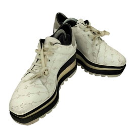 【中古】ステラマッカートニー STELLA McCARTNEY エリス シャークソール モノグラムスニーカー レディース 37