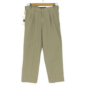 【中古】ラングラー Wrangler KHAKI 2タック ワイド チノパンツ メンズ 30