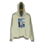 【中古】アディダスオリジナルス adidas Originals インサイドアウト 3ストライプ プルオーバー パーカー メンズ JPN：L