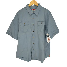 【中古】ラングラー Wrangler 90S 半袖ワークシャツ メンズ JPN：XL