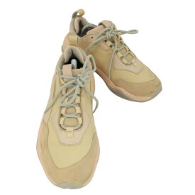 【中古】プーマ PUMA THUNDER DESERT サンダーデザート ピンク ローカット スニーカー レディース JPN：24