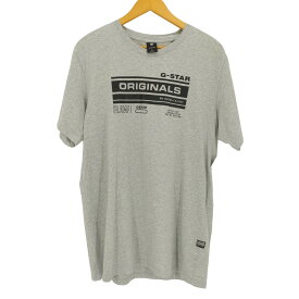 【中古】ジースターロー G-STAR RAW Originals Graphic T-Shirt オリジナル グラフィック Tシャツ メンズ import：L