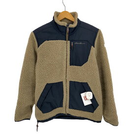 【中古】エディーバウアー Eddie Bauer 切替 フリースジャケット メンズ import：S