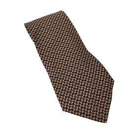 【中古】サルヴァトーレフェラガモ Salvatore Ferragamo イタリア製 総柄シルクネクタイ メンズ 表記無