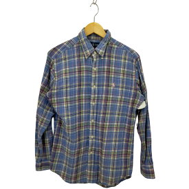 【中古】ラルフローレン RALPH LAUREN custom fit マルチカラーチェックシャツ メンズ JPN：M