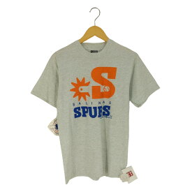 【中古】スクリーンスターズ SCREEN STARS 90s USA製 シングルステッチ MLB チームロゴプリントTシャツ メンズ import：M