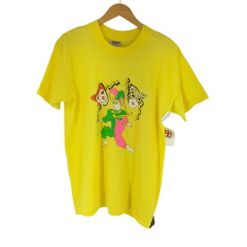 【中古】オニータ ONEITA 80~90s USA製 50/50 キャラクタープリントクルーネックTシャツ メンズ JPN：L