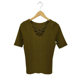 【中古】ラウンジドレス Loungedress レースアップデザイン リプトップス レディース FREE