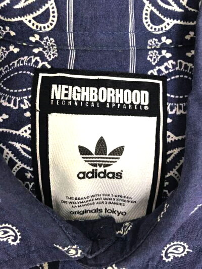 楽天市場 Neighborhood ネイバーフッド シャツ メンズ 15年春夏新作 青系 白系 Jpn S 日本サイズ S 相当 Short Sleeve Bandana Shirt 中古 ブランド古着バズストアbazzstore 1110 Bazzstore ブランド古着バズストア