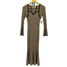 【中古】リリーブラウン Lily Brown ラメリブニットワンピース レディース ONE
