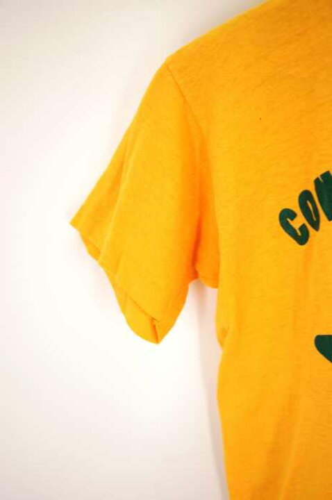楽天市場 80s Downerwear ダウナーウエア Uネックtシャツ レディース 黄系 緑系 M プリントtシャツ 中古 ブランド古着バズストアbazzstore Bazzstore ブランド古着バズストア