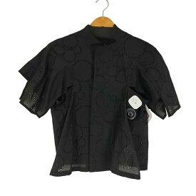 【中古】ヨウジヤマモト Yohji Yamamoto 26SS LACE STAND COLLAR JACKET レディース JPN：2