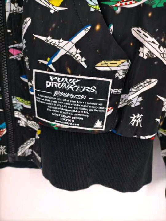楽天市場】PUNK DRUNKERS(パンクドランカーズ) 飛行機柄 サテン 