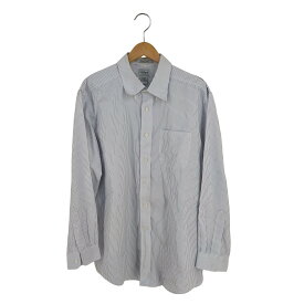 【中古】エルエルビーン L.L.Bean Wrinkle-Free Pinpoint Oxford Cloth Shirt Traditional Fit Stripe メンズ 16-33