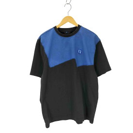 【中古】アーダーエラー ADERERROR Significant バイカラー クルーネック半袖Tシャツ メンズ L