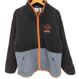 【中古】アディダスオリジナルス adidas Originals ビッグトレフォイル シェルパジャケット メンズ import：XL