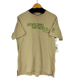 【中古】エンジニアードガーメンツ Engineered Garments Printed Cross Crew Neck T-shirt Rewilding メンズ import：M