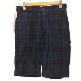 【中古】エンジニアードガーメンツ Engineered Garments USA製 旧タグ シンチバック 5ポケット チェックショーツ メンズ 28
