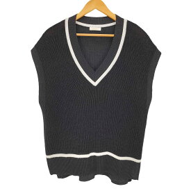 【中古】ラウンジドレス Loungedress リネンライクニットベスト レディース FREE