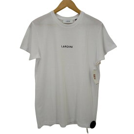 【中古】ラルディー二 LARDINI フロントロゴ クルーネックTシャツ メンズ JPN：S